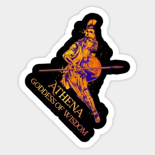 Goddess of wisdom - Athena Sticker